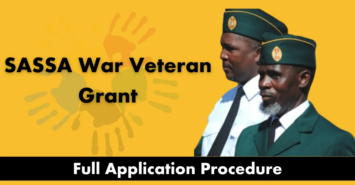 SASSA War Veterans Grant