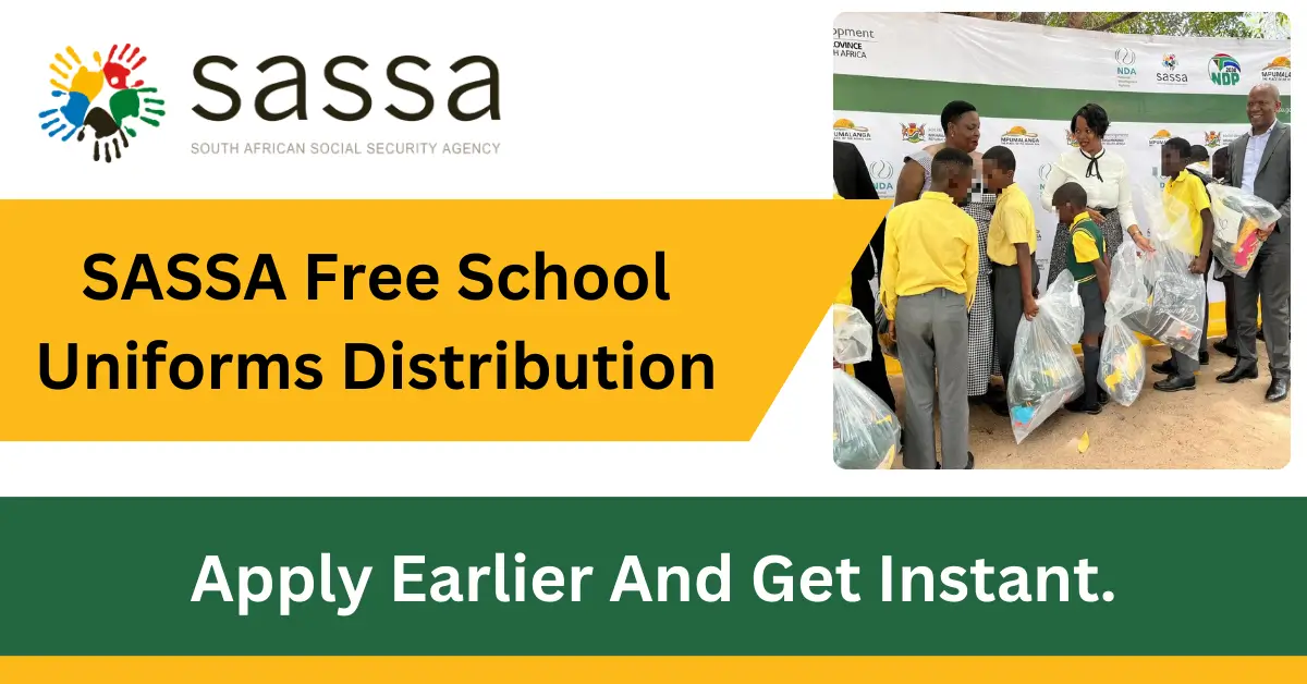 SASSA Free School Uniforms