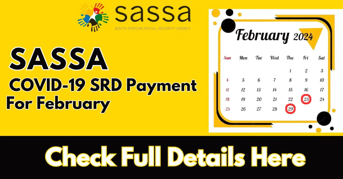 SASSA SRD Payment Date